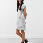 Polygon Leather Dress