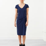 V-Neck Twist Dress