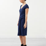 V-Neck Twist Dress