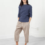 Melange Waffle Top