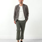 Flat Front Cuffed Trouser