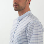 Mandarin Collar Formal Shirt