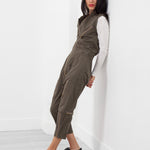 Sleeveless Harem Flightsuit