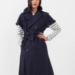 Rolled Sleeve Trenchcoat