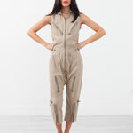 Sleeveless Harem Flightsuit