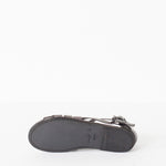 Wrap Sandal in Black/Steel