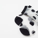 Large Polka Dot Sheer Crew