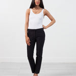 Straight Seam Trouser in Black