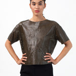 Auralias Leather Top