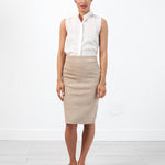Floridia Leather Skirt