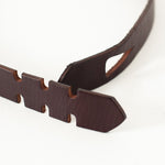 Buckle-less Belt in Brown