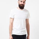 Comfort Tee in White Wool Blend
