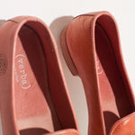Leather Loafer in Rose