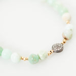 Leopold Bracelet in Green Chrysoprase
