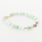 Leopold Bracelet in Green Chrysoprase