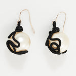 Float Bead Earring in Pearl