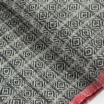 Diamond Scarf in Black/Natural